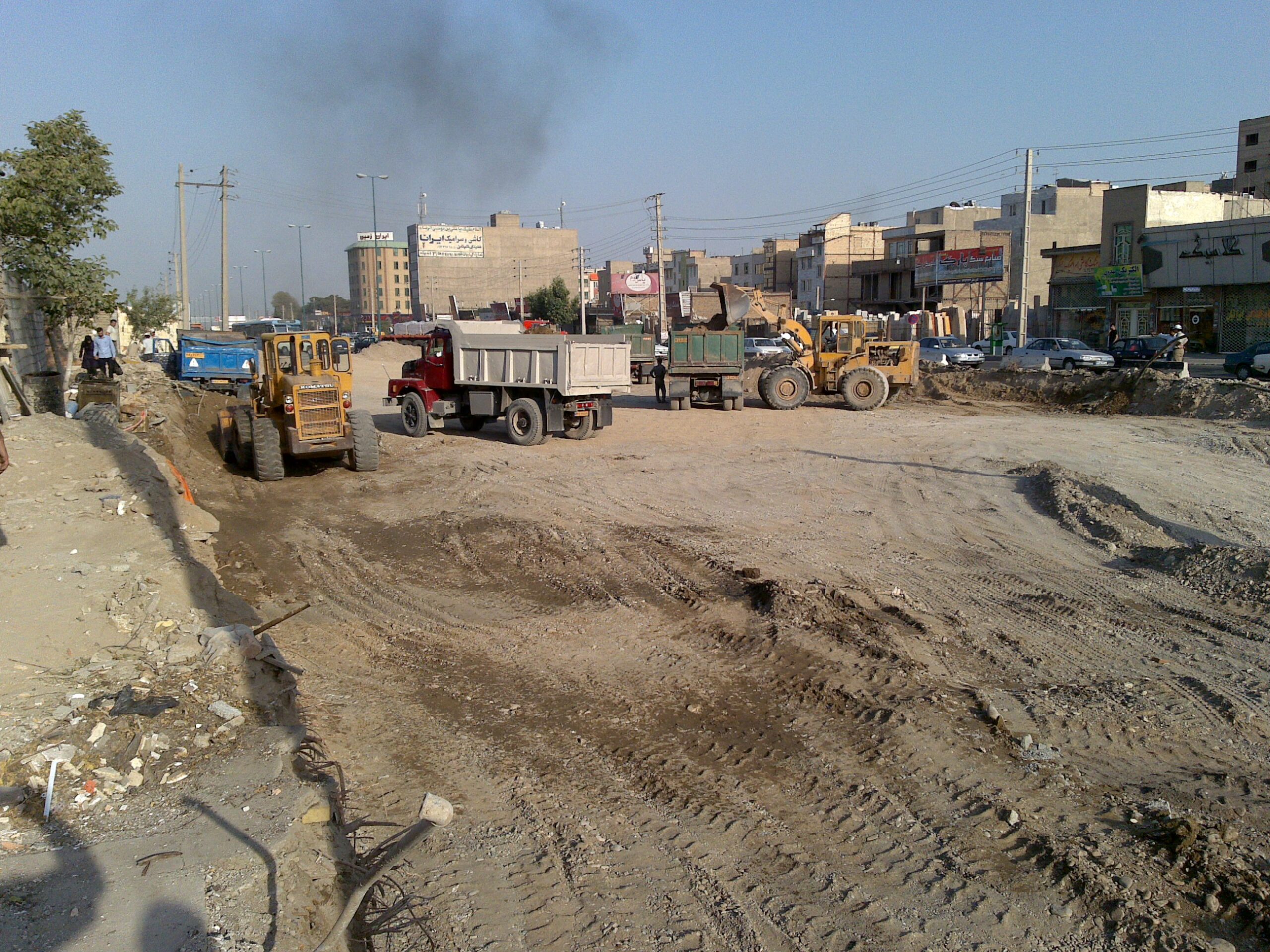 Reconstruction and repair of roads in Andisheh city gallery