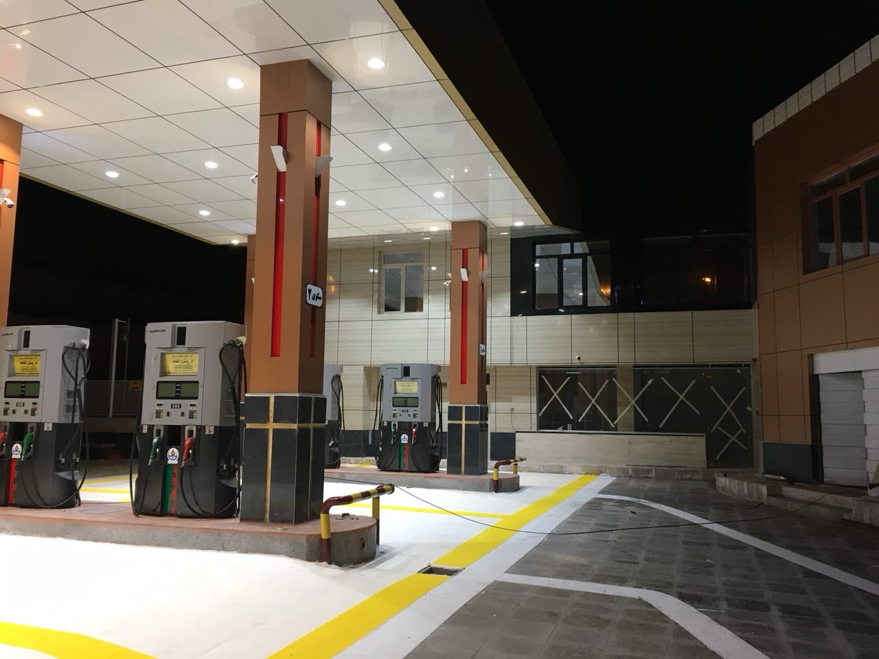 Construction of two dedicated gas stations gallery